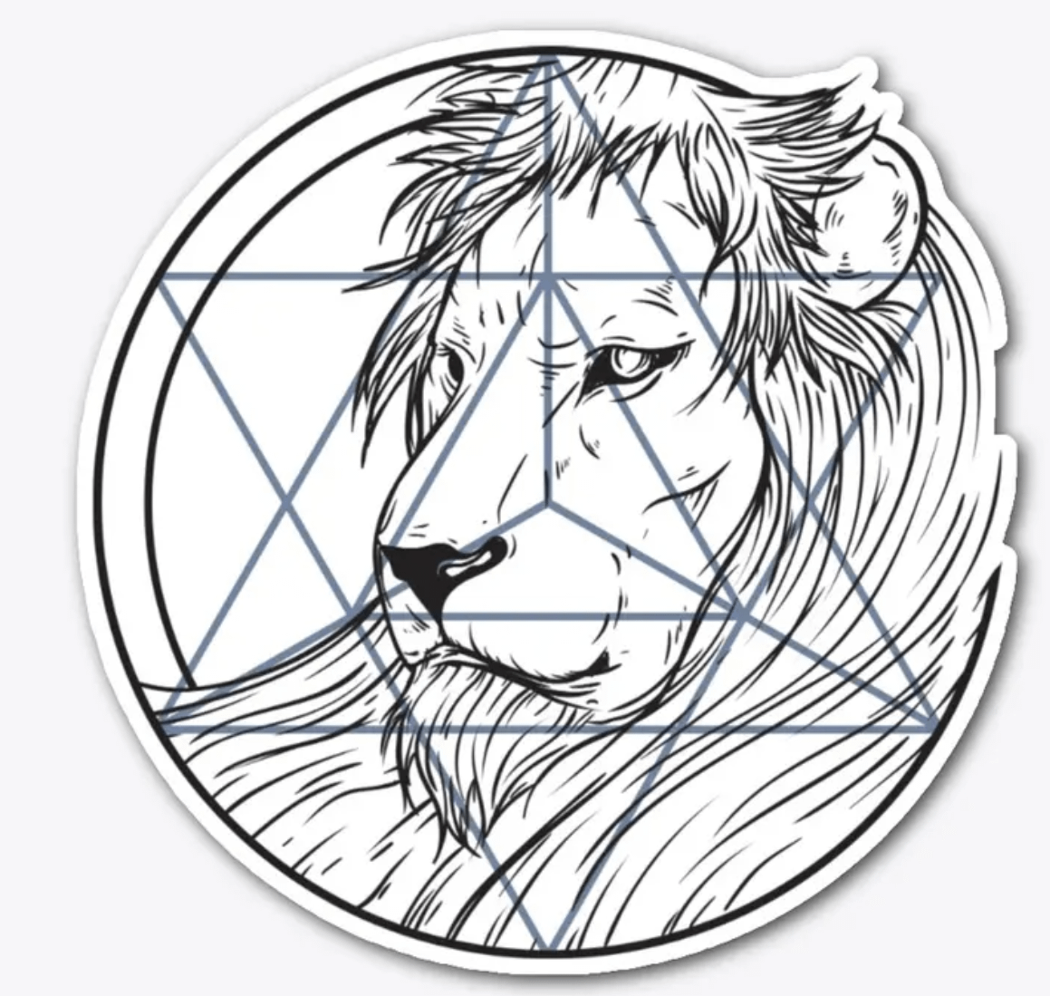 Register 5 lyran die cut sticker